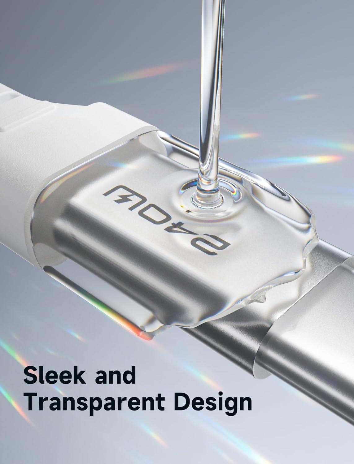 imageJSAUX 240W USB C to USB C Cable 10FT USB C Cord Type C Fast Charging for MacBook iPad Dell XPS iPhone 17iPhone AiriPhone 17 ProiPhone 17 Pro Max iPhone 1615 Samsung Galaxy Pixel  BlueWhite