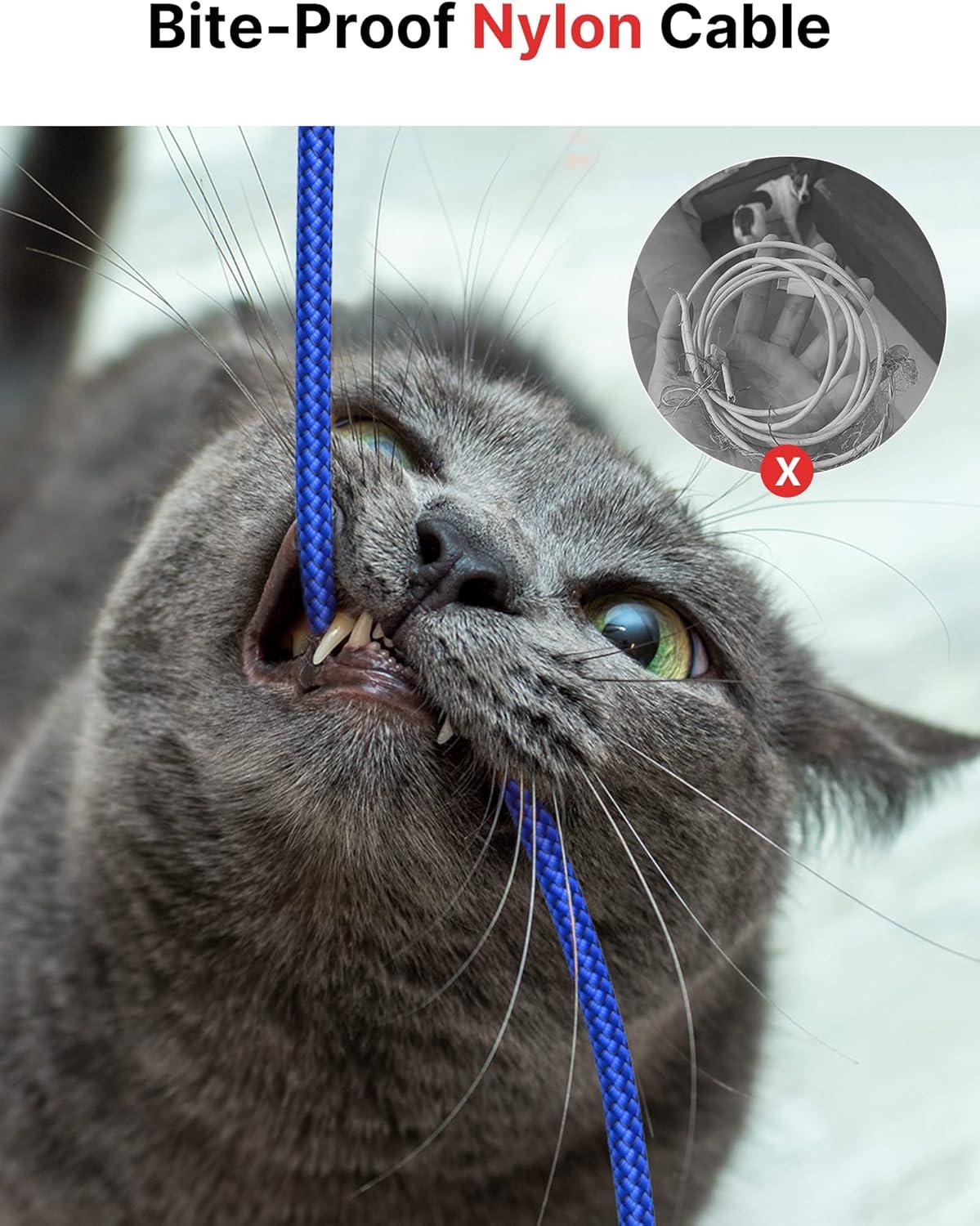 imageJSAUX USB C Cable Fast Charging 3Pack10ft66ft33ft USB A to Type C Charger Cord for iPhone 1717 Pro17 Pro Max iPhone 1616 Pro16 Pro Max Samsung Galaxy S23 S22 S20 USB C ChargerBlueBlue