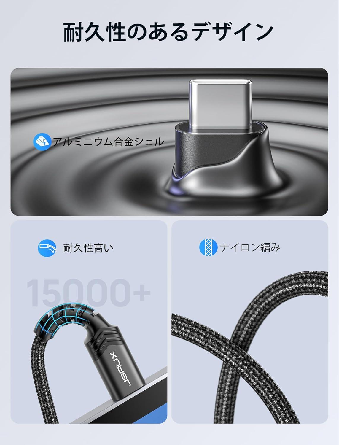 imageJSAUX USB Type C to 35mm Female Headphone Jack Adapter USB C to Aux Audio Dongle Cable Cord Compatible with iPhone 17 Pro Max16 Pro15 Samsung Galaxy S24S23S22 Ultra iPad Pro Pixel 98 GreyBlack