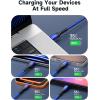 imageJSAUX 240W USB C to USB C Cable 10FT USB C Cord Type C Fast Charging for MacBook iPad Dell XPS iPhone 17iPhone AiriPhone 17 ProiPhone 17 Pro Max iPhone 1615 Samsung Galaxy Pixel  BlueBlue