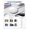 imageJSAUX Charger for iPhone 17 Magsafe Wireless Charging Compatible with iPhone 17 Air Pro Max1615141312 Series Magnetic Mag Safe Charging Pad Aluminum Alloy USB ampamp USB C Dual Ports  BlueSilver
