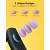 imageJSAUX Thumb Grips for Nintendo Switch 2 2025 Switch Thumb Grip Caps Ergonomic Design Enhanced Gaming Grip Comfortable ampamp Durable Joycon Grip Button Stick Cover  Purple 3Pairs6pcsPurple