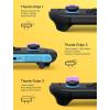 imageJSAUX Thumb Grips for Nintendo Switch 2 2025 Switch Thumb Grip Caps Ergonomic Design Enhanced Gaming Grip Comfortable ampamp Durable Joycon Grip Button Stick Cover  Purple 3Pairs6pcsPurple