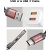 imageJSAUX USB C Cable Fast Charging 3Pack10ft66ft33ft USB A to Type C Charger Cord for iPhone 1717 Pro17 Pro Max iPhone 1616 Pro16 Pro Max Samsung Galaxy S23 S22 S20 USB C ChargerBlueRose Gold