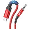 imageJSAUX USB C to 35mm Audio Aux Jack Cable for iPhone 17 Pro MaxAir 33ft Type C to 35mm Headphone Car Stereo Cord Compatible with iPhone 1615 Pro MaxSamsung Galaxy S25 S24 iPad Pro Pixel 98Redstandard