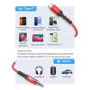 imageJSAUX USB C to 35mm Audio Aux Jack Cable for iPhone 17 Pro MaxAir 33ft Type C to 35mm Headphone Car Stereo Cord Compatible with iPhone 1615 Pro MaxSamsung Galaxy S25 S24 iPad Pro Pixel 98Redstandard