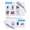imageJSAUX USB C to 35mm Audio Aux Jack Cable for iPhone 17 Pro MaxAir 33ft Type C to 35mm Headphone Car Stereo Cord Compatible with iPhone 1615 Pro MaxSamsung Galaxy S25 S24 iPad Pro Pixel 98Purplestandard