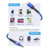 imageJSAUX USB C to 35mm Audio Aux Jack Cable for iPhone 17 Pro MaxAir 33ft Type C to 35mm Headphone Car Stereo Cord Compatible with iPhone 1615 Pro MaxSamsung Galaxy S25 S24 iPad Pro Pixel 98Bluestandard