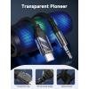 imageJSAUX USB C to 35mm Audio Aux Jack Cable for iPhone 17 Pro MaxAir 33ft Type C to 35mm Headphone Car Stereo Cord Compatible with iPhone 1615 Pro MaxSamsung Galaxy S25 S24 iPad Pro Pixel 98Crystal Black