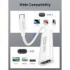 imageJSAUX USB C to HDMI Adapter 4K Type C to HDTV Female Adapter for Thunderbolt 3 Compatible with iPhone 1716 Pro Max MacBook ProAir SurfaceGalaxy S21 S20 UltraOnly USB C to HDMIGrey1Pack White