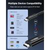 imageJSAUX USB C to HDMI Cable 10ft  4K60Hz  USB 31 Type C to HDMI 20 Cord for Home Office Thunderbolt 34 Compatible with iPhone 16 Pro Max MacBook ProAir Galaxy S8 to S24 iPad Pro iMacBlackBlack