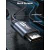 imageJSAUX USB C to HDMI Cable 10ft  4K60Hz  USB 31 Type C to HDMI 20 Cord for Home Office Thunderbolt 34 Compatible with iPhone 16 Pro Max MacBook ProAir Galaxy S8 to S24 iPad Pro iMacBlackGrey