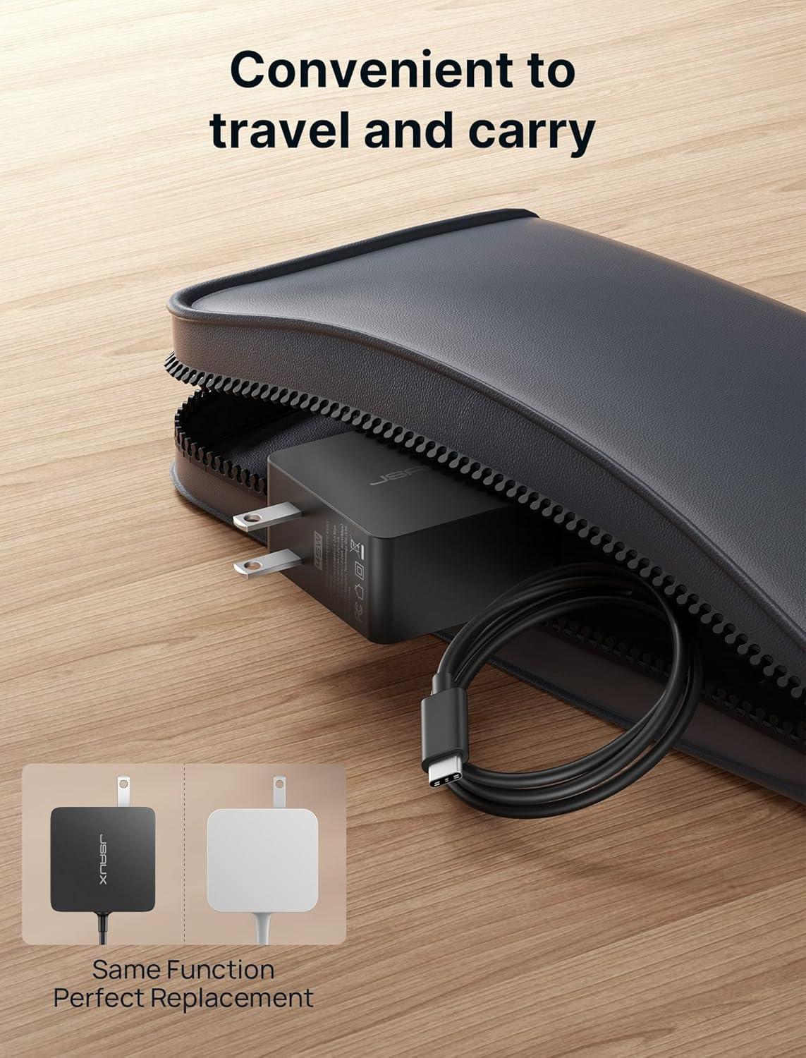 imageJSAUX 45W USB C Charger for Steam DeckOLED 5FT Cable Type C PD 30 45 Watt Fast Charging Compatible with Steam Deck SwitchOLED iPhone Air171615 Samsung S25 S24 S23 S22 Pixel iPad MacBook45 watt