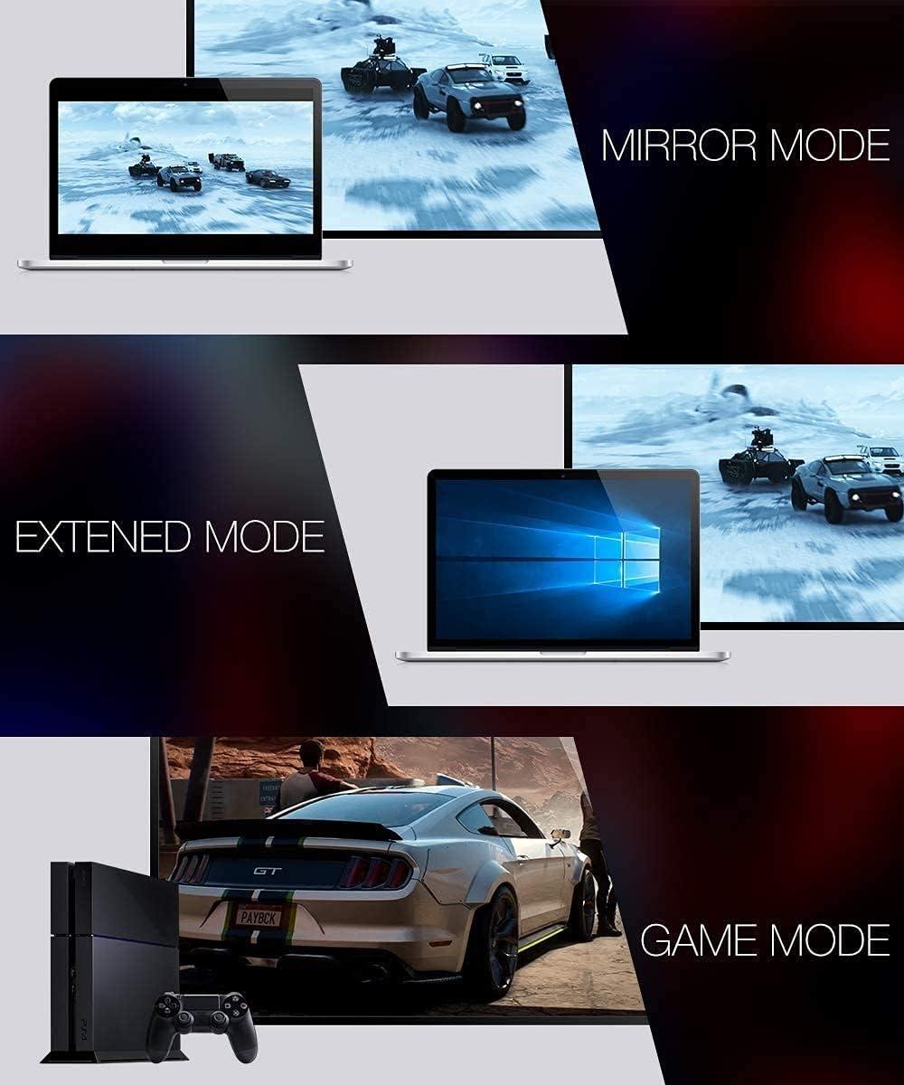 imageJSAUX 8K HDMI Cable 21 2 Pack 6ft 48Gbps Ultra High Speed HDMI Cable Braided Cord 4K144Hz 4K120Hz 8K60Hz HDCP 22ampamp23 HDR 10 eARC ARC Compatible with Switch 2PS5LaptopMonitorHDTVRedRed