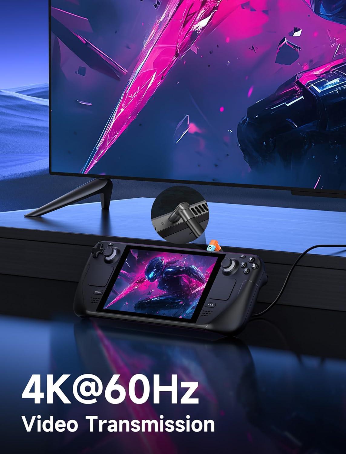 imageJSAUX 90 Degree USB C to USB C Adapter 2Pack 100W 40Gbps Data Transfer Right Angle TypeC Adapter for Steam Deck Switch 2 ROG Ally iPhone Air iPhone 151617 Series and More USBC Devices  GreyBlueOrange