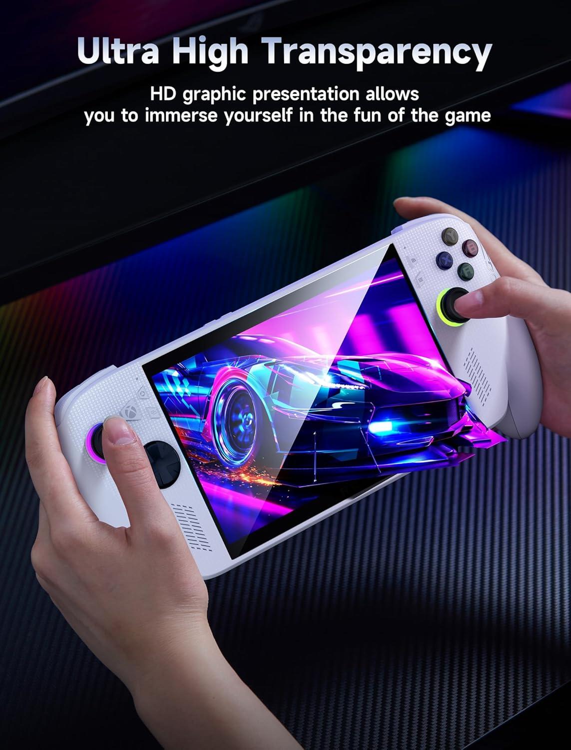 imageJSAUX AntiGlare Screen Protector for ROG Xbox AllyROG Xbox Ally X 2025  ROG Ally 2Pack Matte 9H Hardness Tempered Glass with Guide Frame 7quot AntiScratch Screen Protector for ASUS ROG Ally XUltra HD