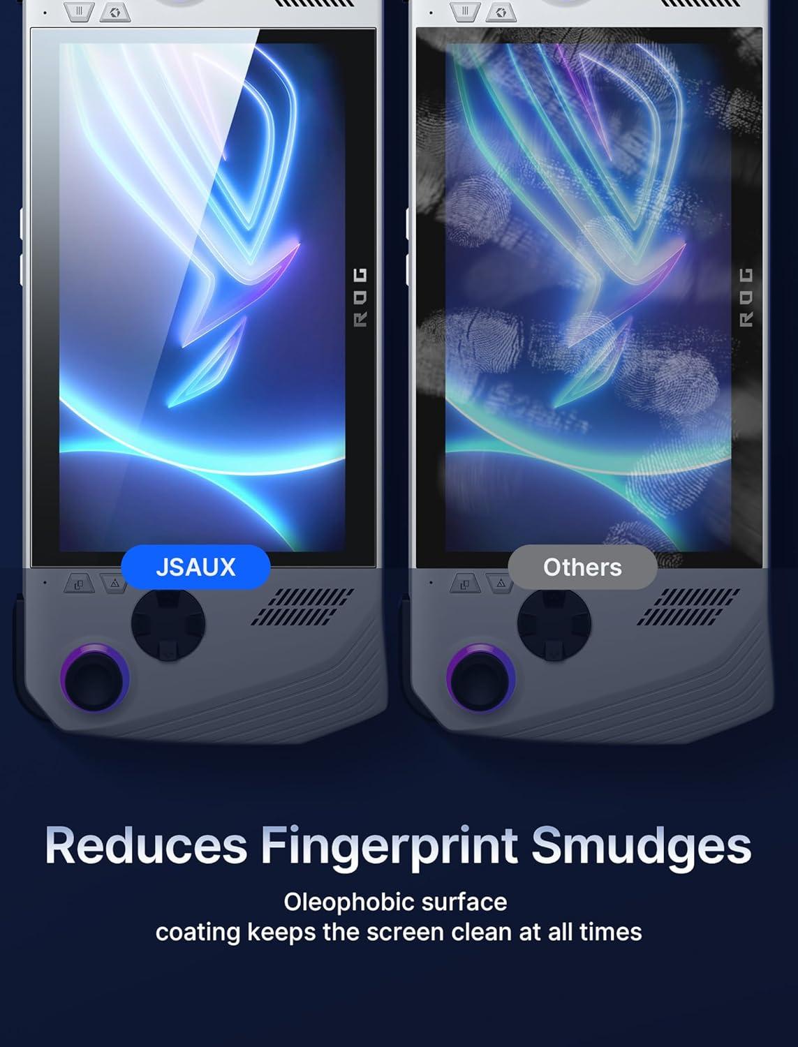 imageJSAUX AntiGlare Screen Protector for ROG Xbox AllyROG Xbox Ally X 2025  ROG Ally 2Pack Matte 9H Hardness Tempered Glass with Guide Frame 7quot AntiScratch Screen Protector for ASUS ROG Ally XUltra HD
