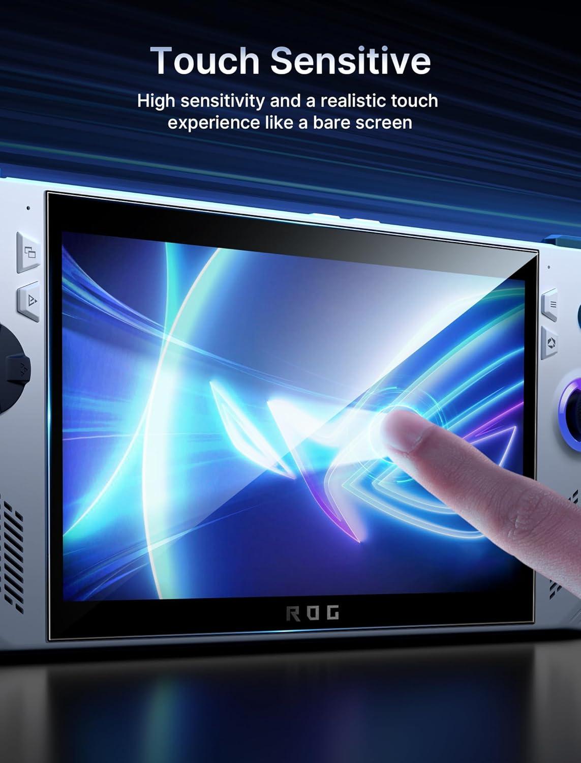 imageJSAUX AntiGlare Screen Protector for ROG Xbox AllyROG Xbox Ally X 2025  ROG Ally 2Pack Matte 9H Hardness Tempered Glass with Guide Frame 7quot AntiScratch Screen Protector for ASUS ROG Ally XUltra HD