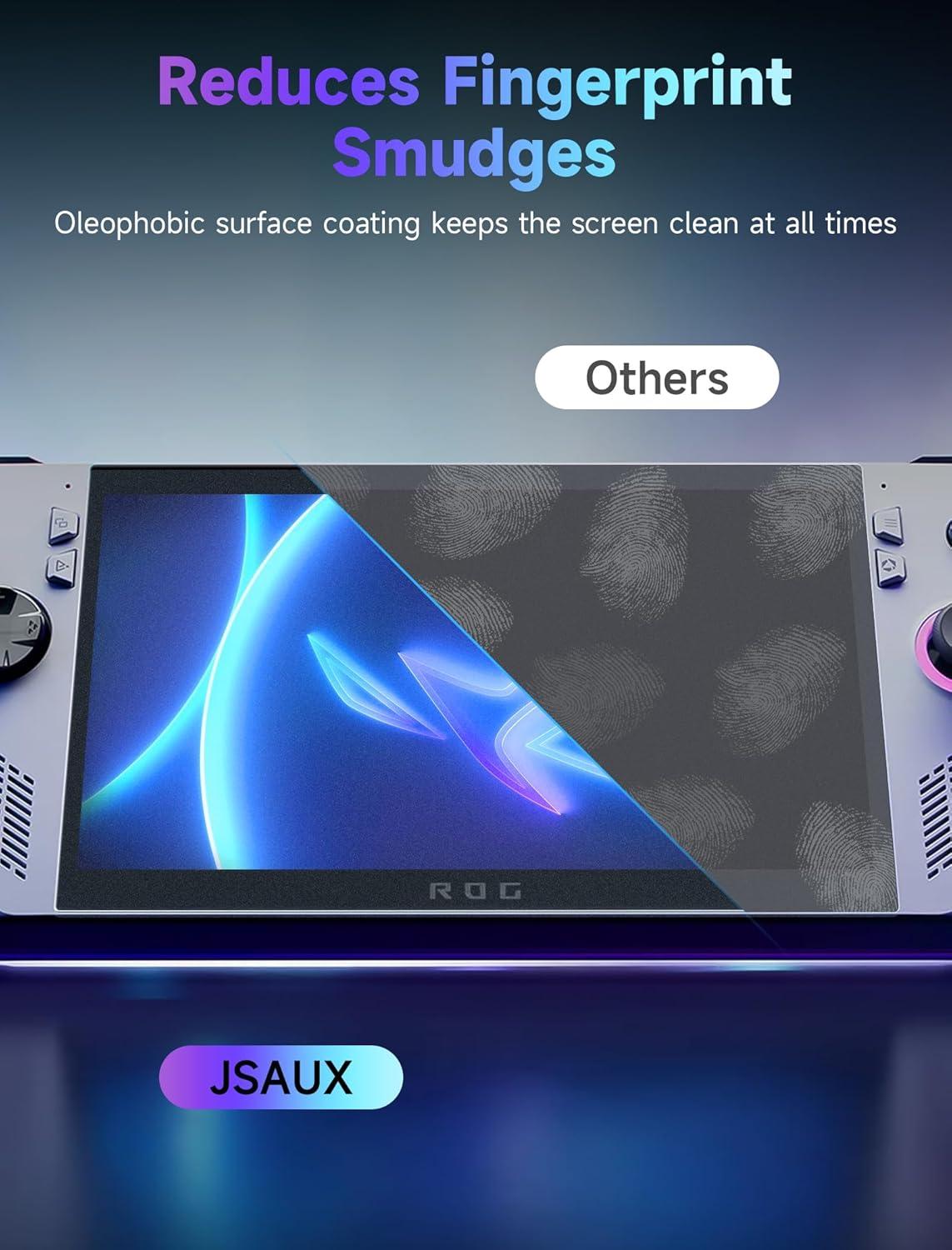 imageJSAUX AntiGlare Screen Protector for ROG Xbox AllyROG Xbox Ally X 2025  ROG Ally 2Pack Matte 9H Hardness Tempered Glass with Guide Frame 7quot AntiScratch Screen Protector for ASUS ROG Ally XAntiGlare