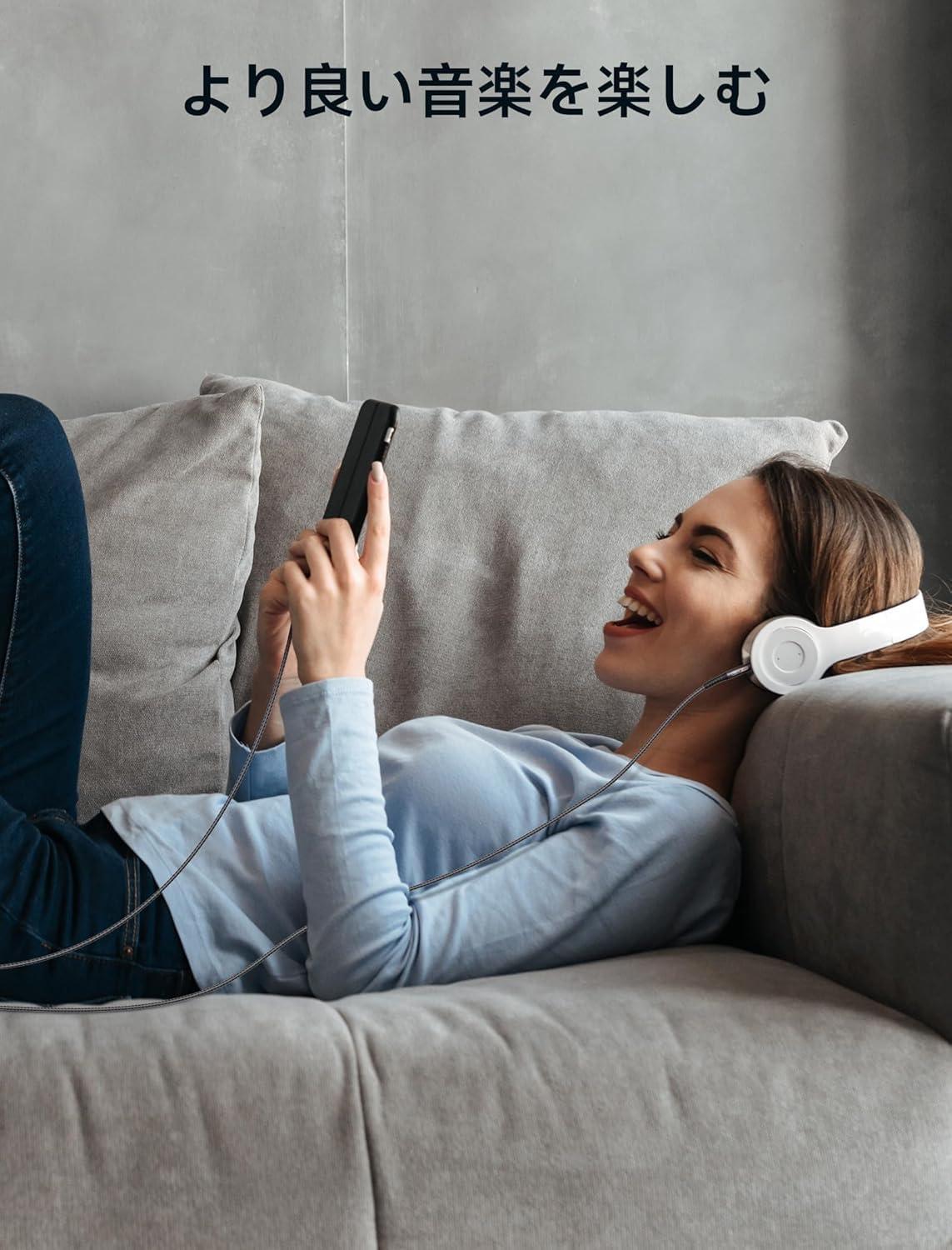 imageJSAUX Apple MFi Certified Lightning to 35mm Audio Cable 6FT AUX Cord for iPhone Headphones Jack Compatible with iPhone 1414 Plus14Pro1313 Pro Max1212 Pro11 ProXXSXR8Car StereoRedGrey