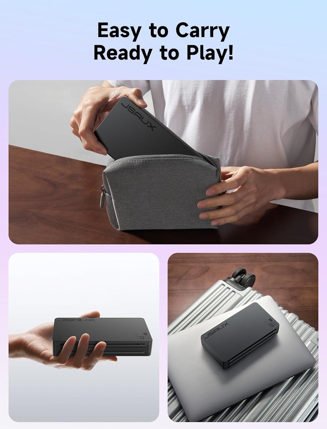 imageJSAUX Game Card Case for Nintendo Switch 2 2025 Switch OLED ampamp Lite 40Slot Hard Shell Storage Holder for 40 Game Cartridges ampamp Micro SD Cards Compact Travel Gaming Card Organizer Box  BlackBlack