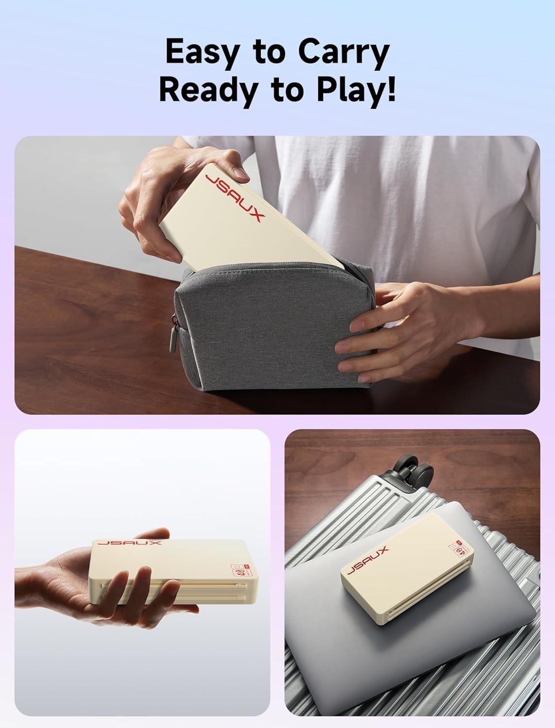 imageJSAUX Game Card Case for Nintendo Switch 2 2025 Switch OLED ampamp Lite 40Slot Hard Shell Storage Holder for 40 Game Cartridges ampamp Micro SD Cards Compact Travel Gaming Card Organizer Box  BlackRetro RedWhite