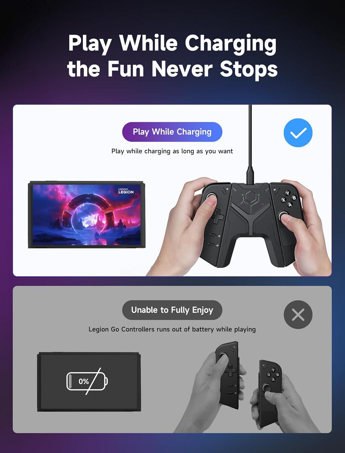 imageJSAUX Grip Connector for Legion Go Controller  GP0503