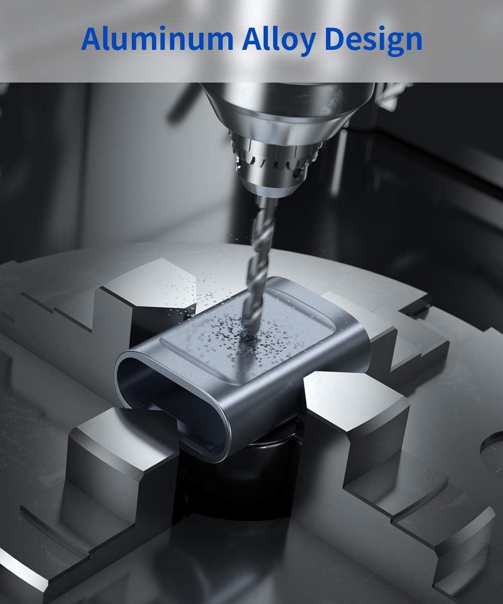 imageJSAUX HDMI Coupler Female to Female 2 Pack 4K HDR HDMI Extension Connector Adapter Aluminum Alloy for HDTV Roku Stick Computer PC Monitor Laptop Projector DVD Player PS 43GreyGrey