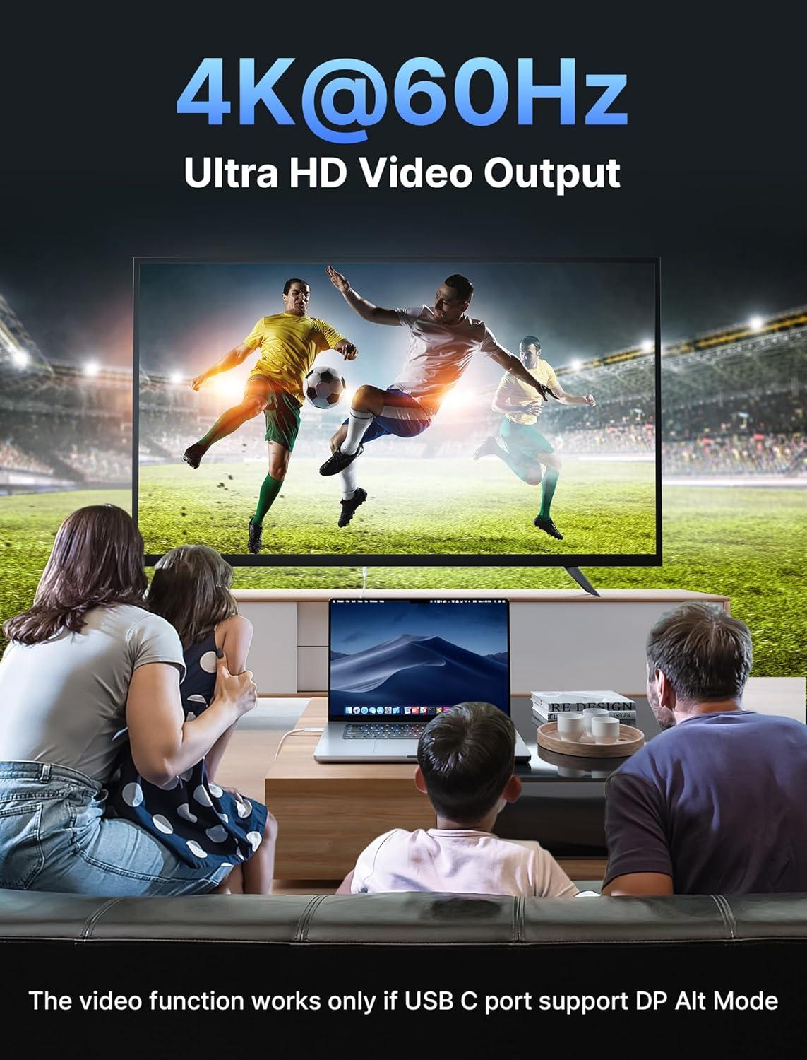 imageJSAUX Long USB C to USB C 32 Gen 2 Cable 20Gbps Data Transfer 4K Video Monitor Display 100W PD Fast Charging for iPhone 15 Pro Max MacBook ProAir Samsung Galaxy S24S23 Dell XPS iPad Pro33FTWhite