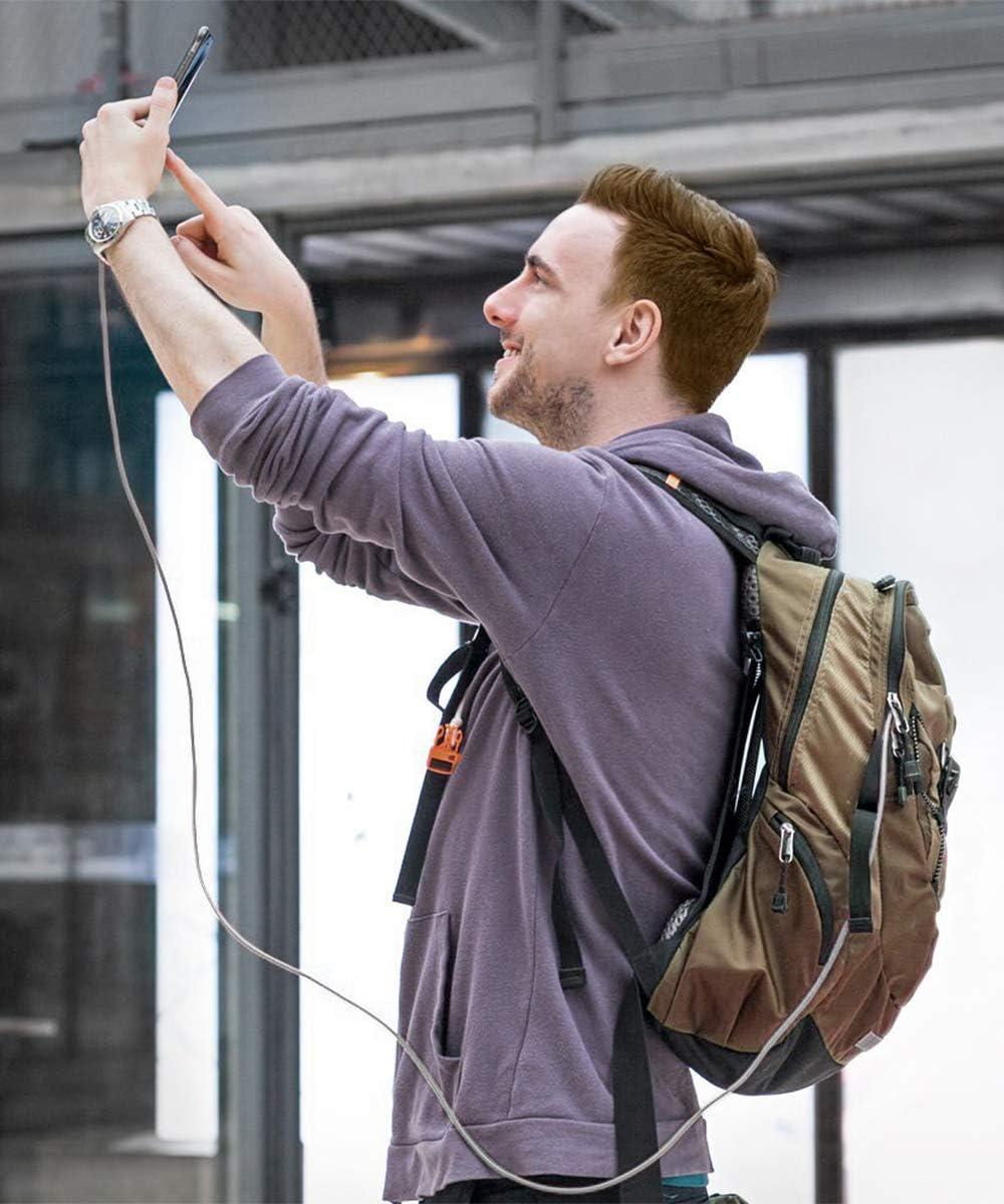 imageJSAUX Micro USB Cable for Android 2Pack 66FT Kindle Charger Cord Replacement Nylon Braided USB Micro Charging Cable Compatible with Galaxy S7 S6 J7 Edge Note 5 Kindle MP3BlueGrey