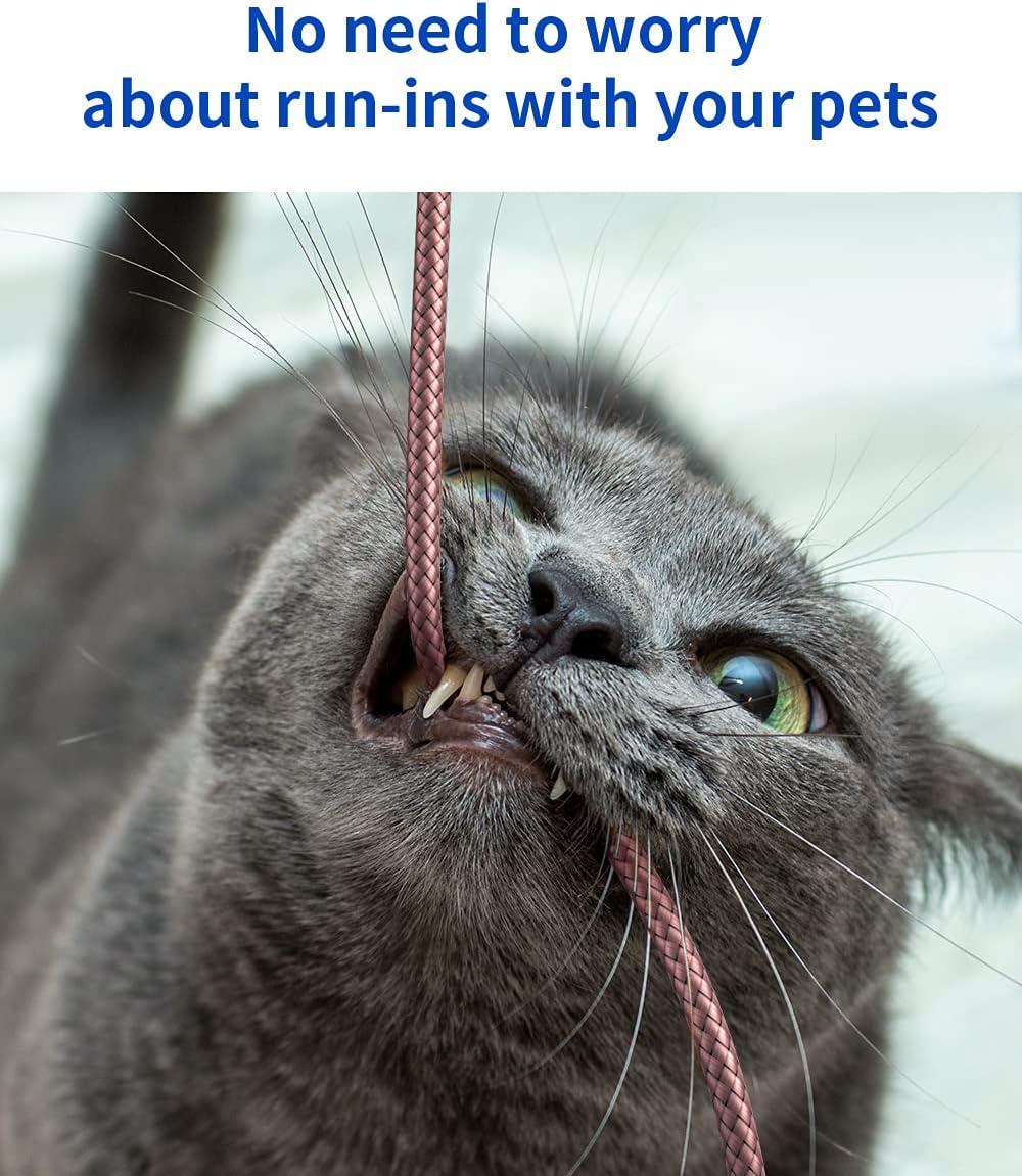 imageJSAUX Micro USB Cable for Android 2Pack 66FT Kindle Charger Cord Replacement Nylon Braided USB Micro Charging Cable Compatible with Galaxy S7 S6 J7 Edge Note 5 Kindle MP3BlueGold Rose