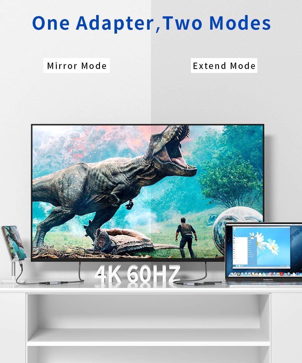 imageJSAUX USB C to Mini DisplayPort Adapter 4K60Hz Type C to Mini Display PortNot for Thunderbolt 2 Cable Compatible with MacBook Pro 2019 2018 Dell XPS Samsung Galaxy S21 S20 PlusGreyGrey