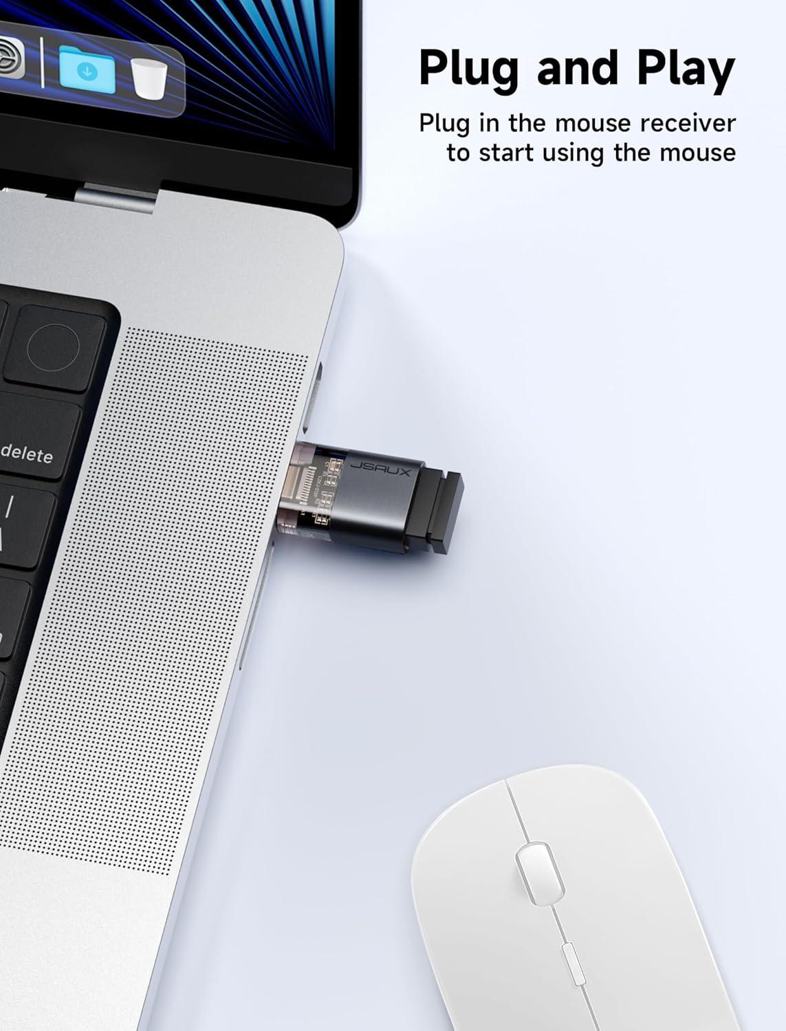 imageJSAUX USB C to USB Adapter 3 Pack Type C Male to Female 30 Compatible With MacBook ProAir iPhone 15 Samsung Galaxy S24S23S22S21 All USB C DevicesBlackBlack