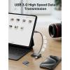imageJSAUX 3in1 SD Card Reader USB C 5Gbps with PD 60W Fast Charging Type C Micro SD Memory Card Reader for TF SD Micro SD SDXC SDHC Compatible with iPhone 16 Pro Max MacBook Galaxy iPad Pro CameraBlack