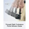 imageJSAUX Airplane Phone Holder Mount Travel Essentials for Magsafe Accessories Magnetic Plane Phone Holder Travel Accessories Must Haves for Airplane for iPhone 1615141312Black