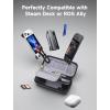 imageJSAUX Carrying Case Compatible with Steam DeckROG Ally Protective Hard Shell Carry Case Builtin Charger ampamp Docking Station Storage Portable Travel Bag for Steam Deck OLEDROG Ally X