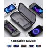imageJSAUX Carrying Case Compatible with Steam DeckROG Ally Protective Hard Shell Carry Case Builtin Charger ampamp Docking Station Storage Portable Travel Bag for Steam Deck OLEDROG Ally X