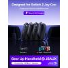 imageJSAUX Controller Charger for Nintendo Switch 2 4in1 Magnetic Charging Dock with Adjustable Stand ampamp LED Indicator Switch 2 Charger Station with 49FT USB C Cable