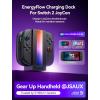 imageJSAUX EnergyFlow Charging Dock for Nintendo Switch 2 JoyCon Controllers 4in1 RGB Magnetic Charger Station LED Indicator for Switch2 JoyCon Accessories with 5FT USB C Cable