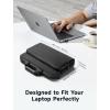 imageJSAUX FilpGo Extended Screen Laptop Bag Premium Durable Travel Business Laptop Case for Notebook Tablet Monitor Black