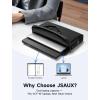 imageJSAUX FilpGo Extended Screen Laptop Bag Premium Durable Travel Business Laptop Case for Notebook Tablet Monitor Black