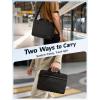 imageJSAUX FilpGo Extended Screen Laptop Bag Premium Durable Travel Business Laptop Case for Notebook Tablet Monitor Black
