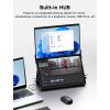 imageJSAUX FlipGo 135quot 22K Dual Touchscreen Portable Monitor Triple Laptop Touch IPS Screen Extender  HiDPI Display  One Cable to Dual Screen  Builtin HUB  Magnetic Design for Windows