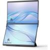 imageJSAUX FlipGo 135quot 22K Dual Touchscreen Portable Monitor Triple Laptop Touch IPS Screen Extender  HiDPI Display  One Cable to Dual Screen  Builtin HUB  Magnetic Design for Windows