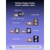 imageJSAUX FlipGo Touchscreen 16quot Dual Portable Monitor 25K Triple Laptop Touch IPS Screen Foldable Extender for Laptopfor WindowsLinux One Cable to DualMagnetic DesignBuiltin HUBHiDPI DisplayLite 156
