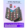 imageJSAUX Game Card Case for Nintendo Switch 2 2025 Switch OLED ampamp Lite 40Slot Hard Shell Storage Holder for 40 Game Cartridges ampamp Micro SD Cards Compact Travel Gaming Card Organizer Box  BlackBlack