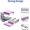 imageJSAUX Micro USB Cable for Android 2Pack 66FT Kindle Charger Cord Replacement Nylon Braided USB Micro Charging Cable Compatible with Galaxy S7 S6 J7 Edge Note 5 Kindle MP3BluePurple