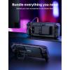 imageJSAUX PC0104 ModCase Compatible with Steam Deck Steam Deck Case Comprehensive Protection Include Detachable Front Shell Body Protective Shell Metal Bracket and Strap  Basic SetBasic Set