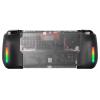imageJSAUX RGB Transparent Back Plate Compatible with ROG Ally X ROG Ally X Case Accessories with Silicone Grip and Cooling Module DIY Replacement Shellfor ROG Ally X