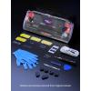 imageJSAUX RGB Transparent Back Plate Compatible with ROG Ally X ROG Ally X Case Accessories with Silicone Grip and Cooling Module DIY Replacement Shellfor ROG Ally